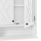 Alaterre Furniture Coventry 27"W x 29"H Wall Mounted Bath Storage Cabinet with Two Doors and Open Shelf ANCT75WH - alternate 1